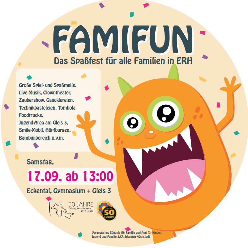 FAMIFUN 2022 - das größte Familien- und Spaßfest zum 50jährigen Landkreis-Jubiläum