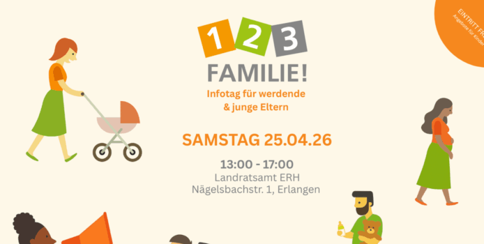 Save the date! 1-2-3 FAMILIE! am 25.04.2026